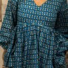 Handmade Pure Cotton Blue Printed Lounge Kurta Set – Comfort Meets Elegance