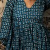Handmade Pure Cotton Blue Printed Lounge Kurta Set – Comfort Meets Elegance